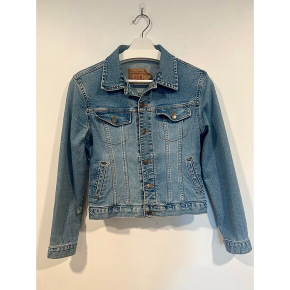 Levi’s Girls Denim Stretch Jacket 10/12 - Picture 3 of 6